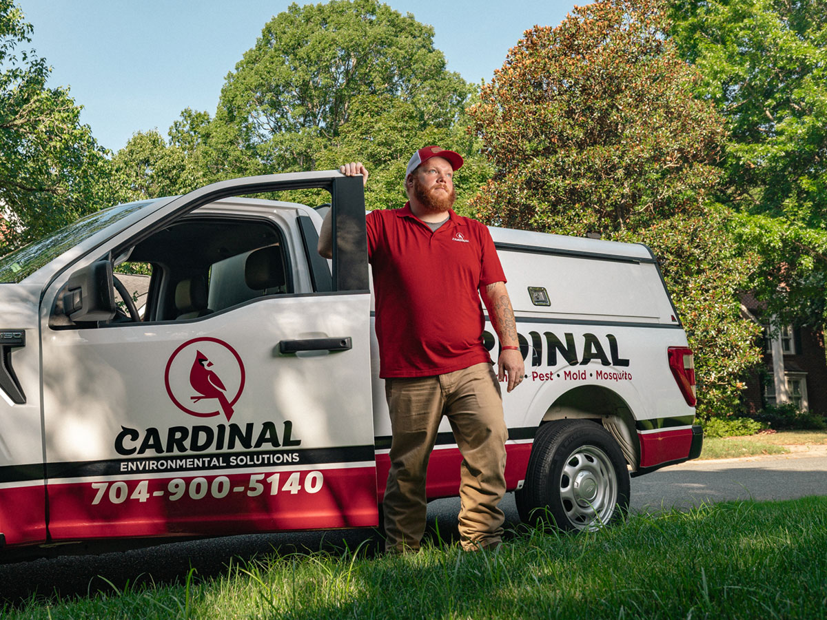 A Cardinal Team member arriving for work in a residential home